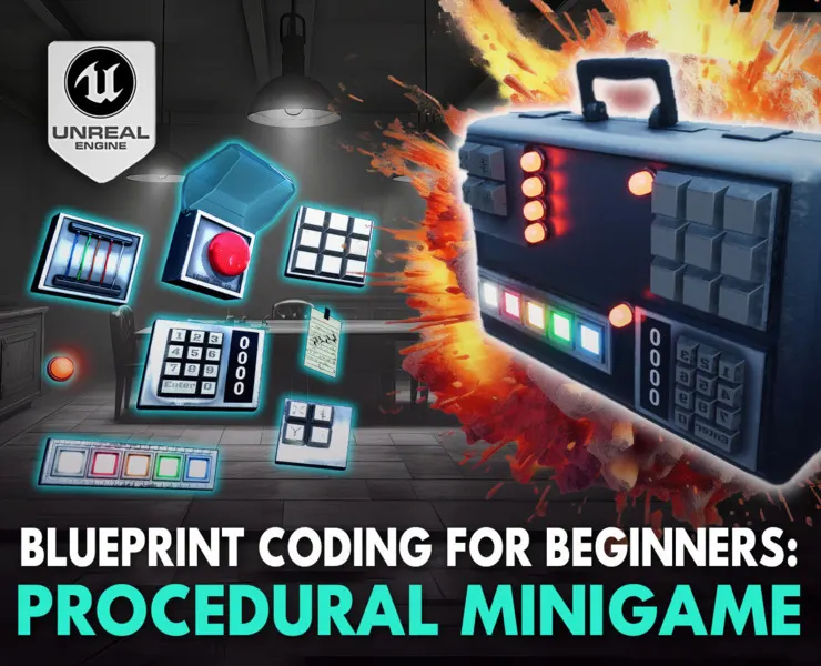 Unreal Engine 5 Blueprint Coding for Beginners: Procedural Minigame