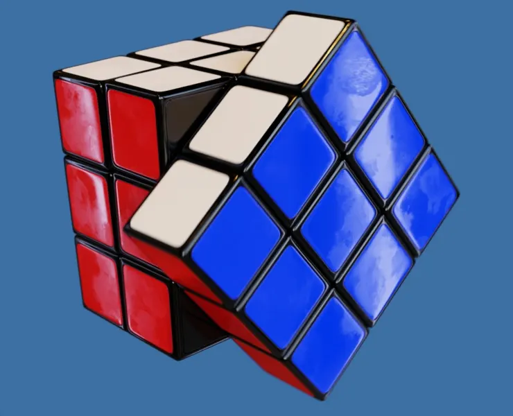 Realistic Rubik's Cube