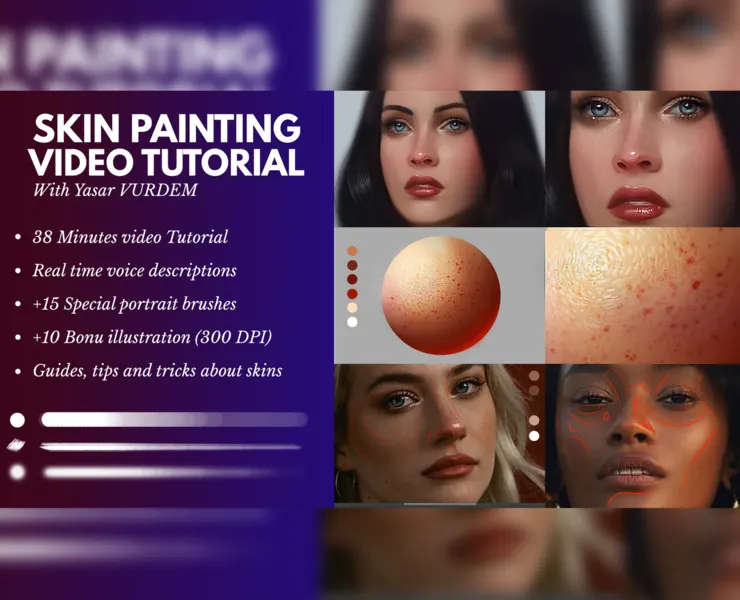 Skin Painting in Photoshop Video Tutorial