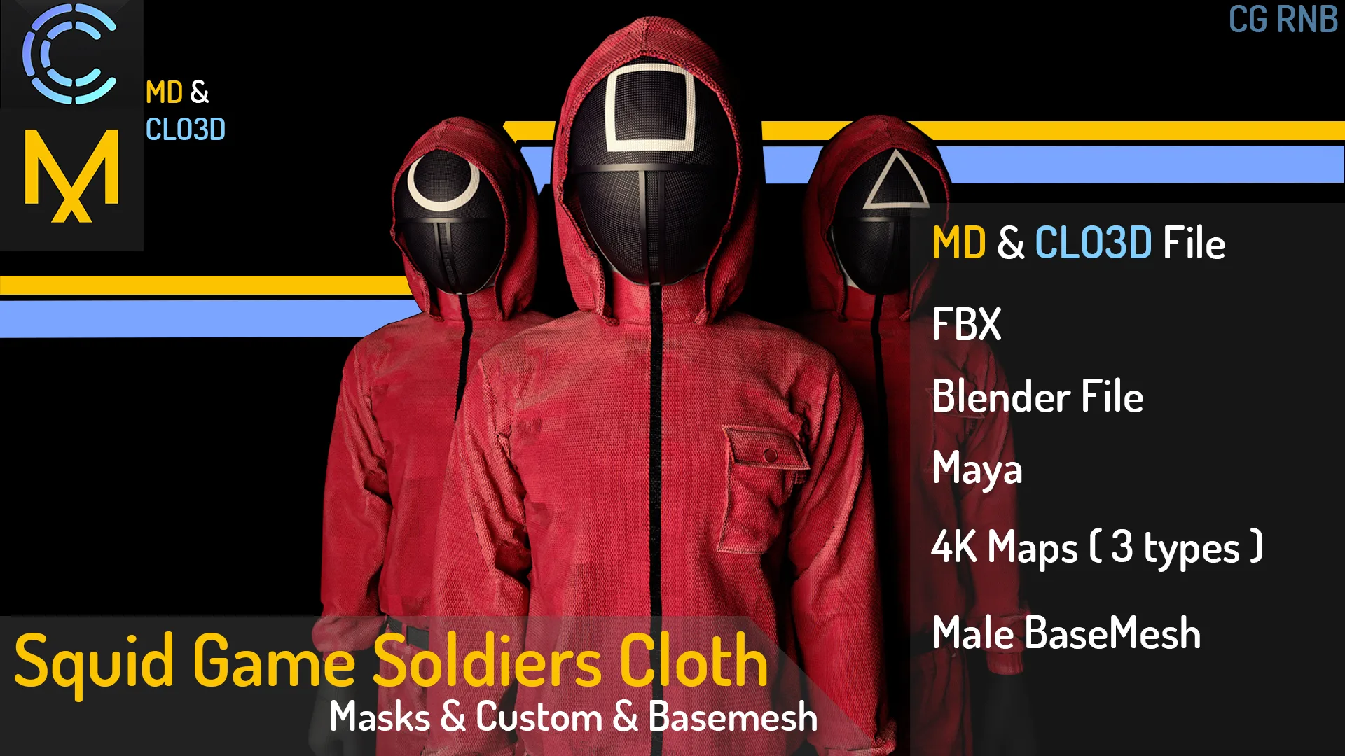 Squid game soldier cloth