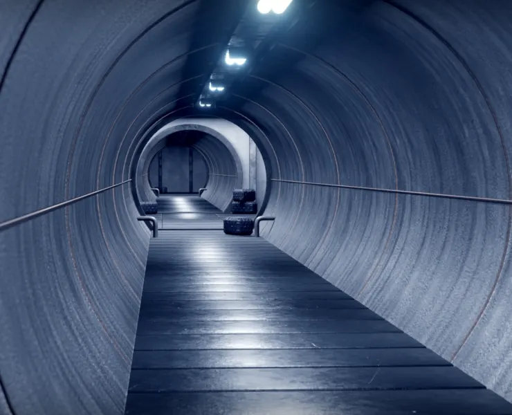 Sci-Fi Tunnel (Blender Eevee)