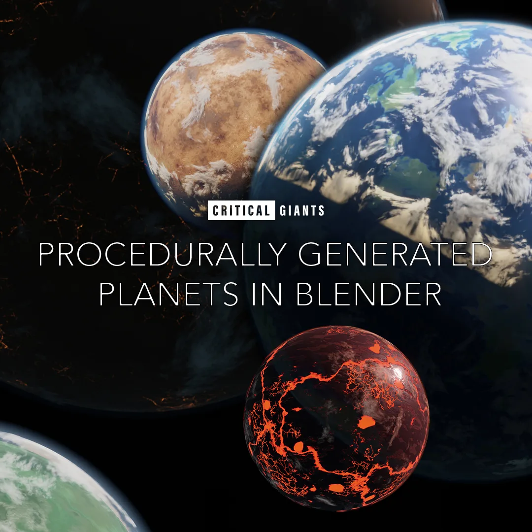 Procedurally Generated Planets in Blender