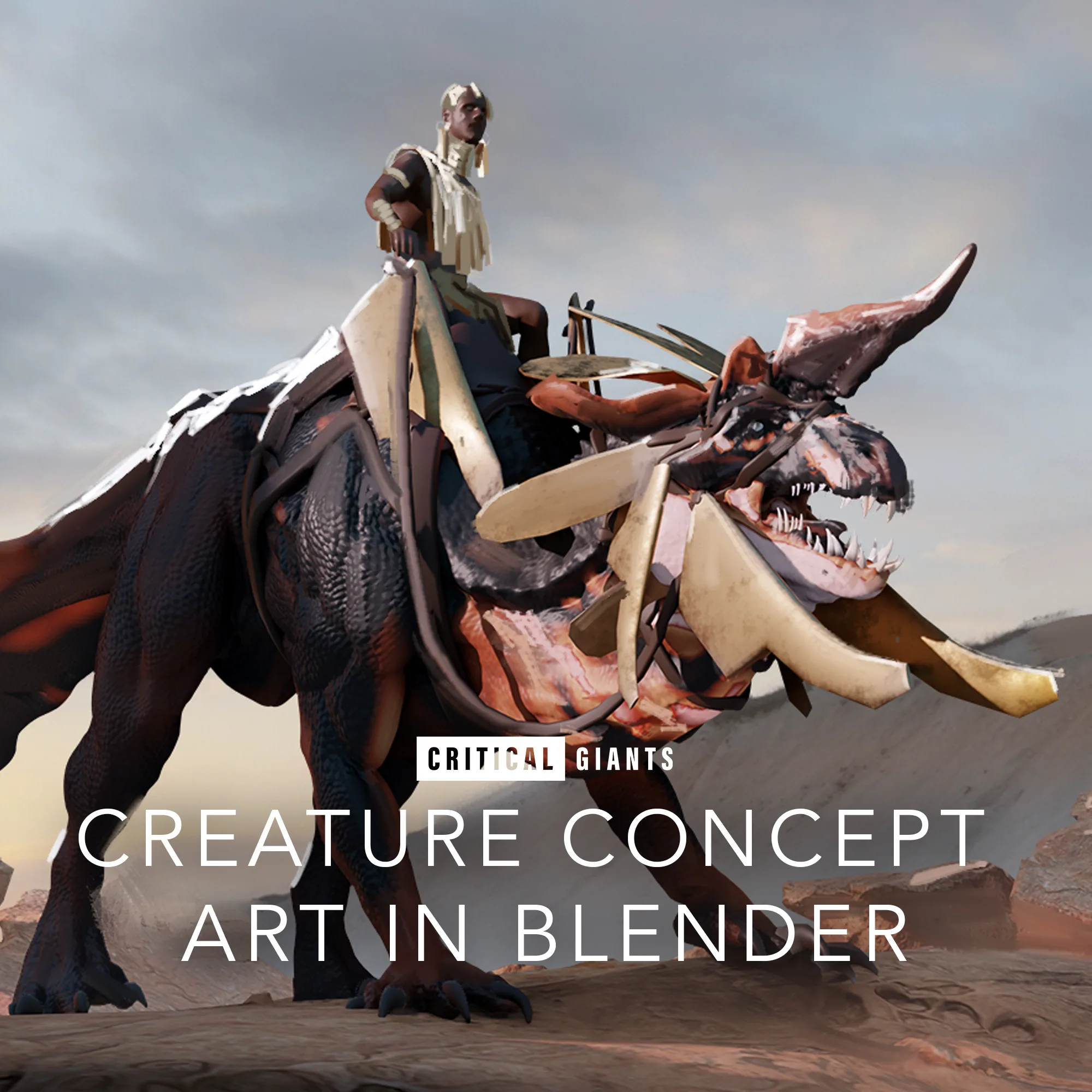 Creature Concept Art In Blender