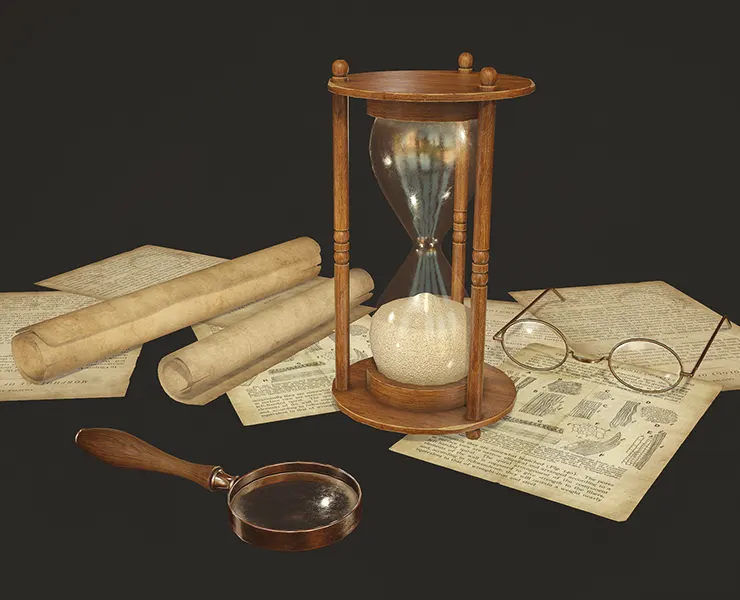 Victorian Props set - PBR Game Ready