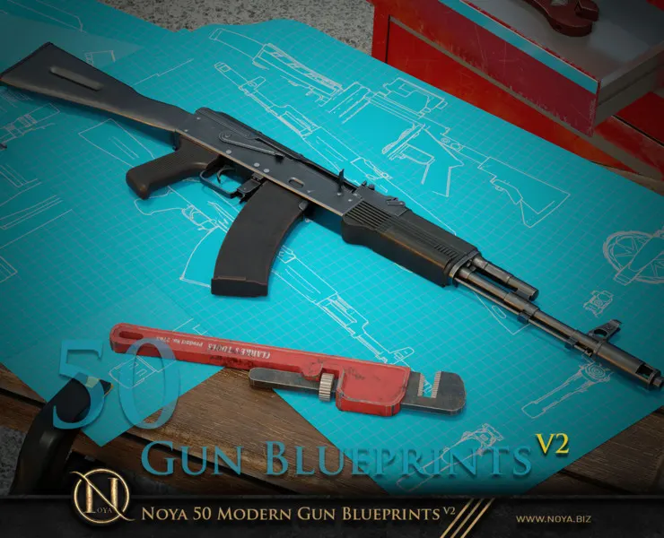 Noya 50 Modern Gun Blueprints v2