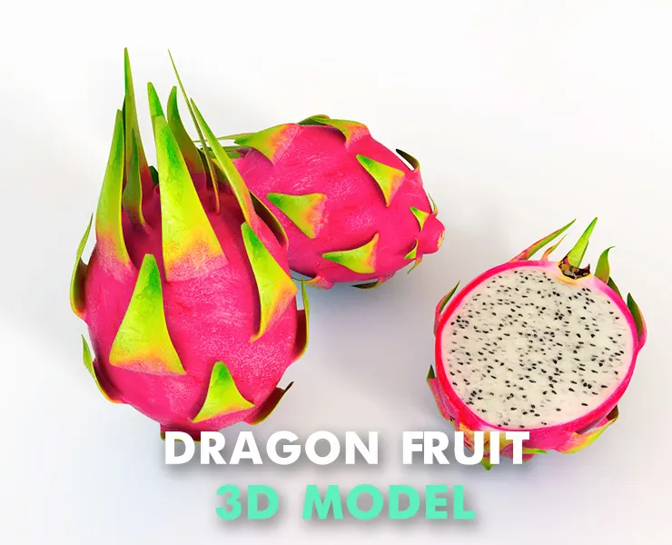 Dragon Fruit 3d model