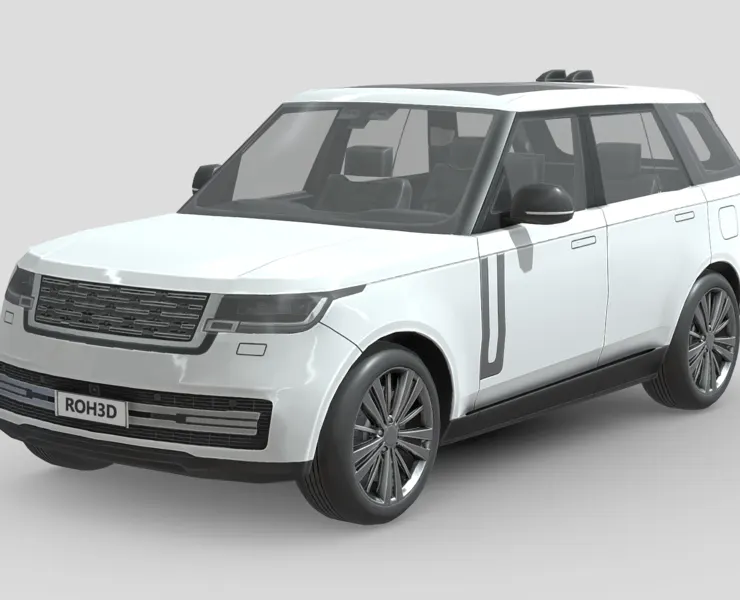 Low Poly Car - Land Rover Range Rover 2022