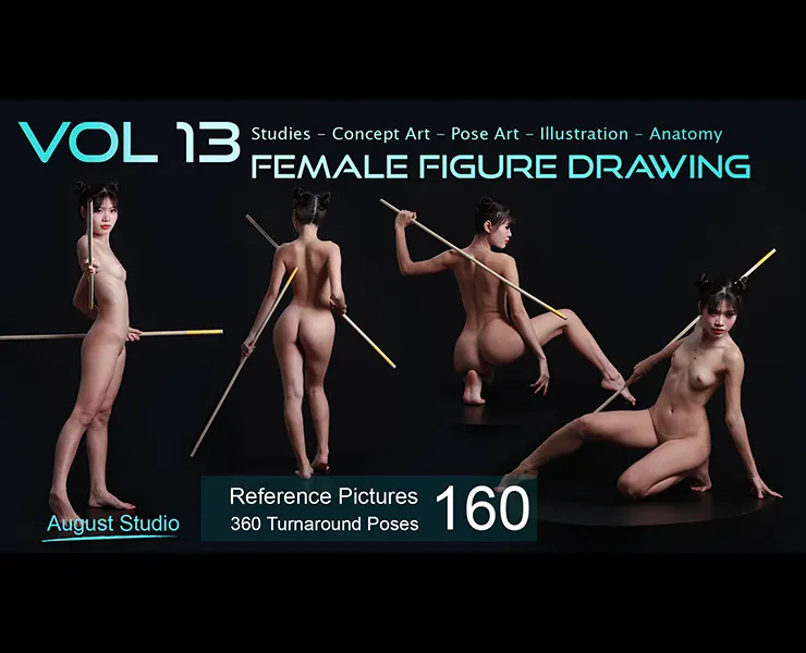 Female Figure Drawing - Vol 13 - Reference Pictures