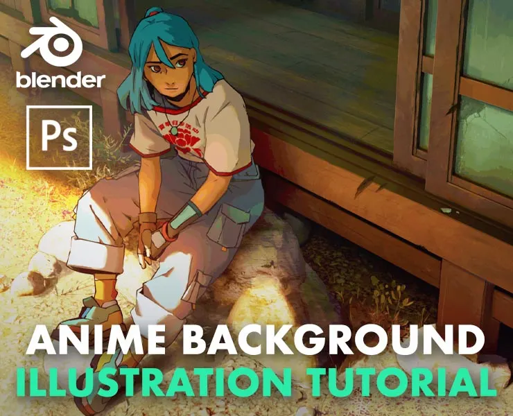 Anime Background Illustration Tutorial