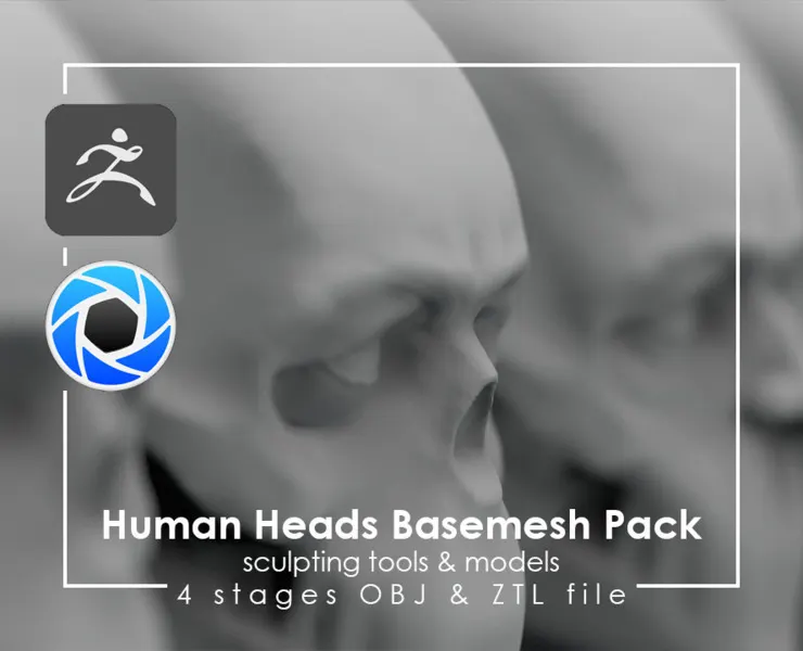 Human Heads Basemesh Pack