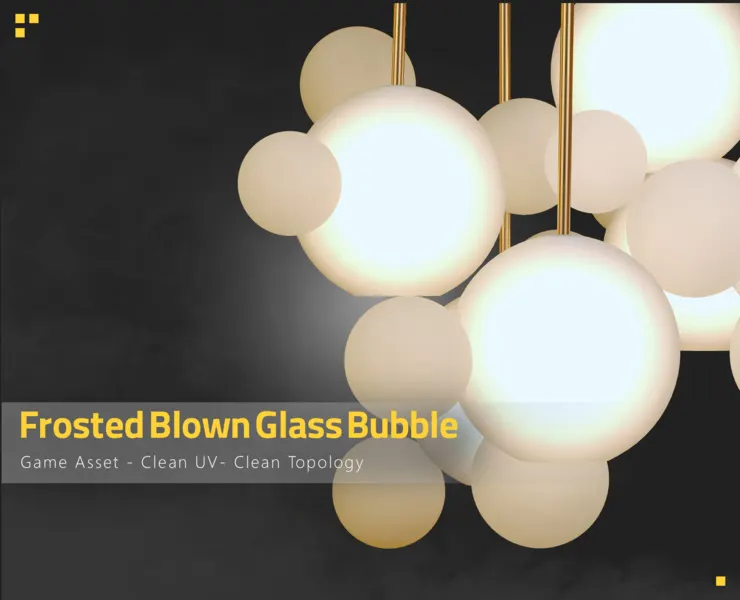 Frosted Blown Glass Bubble