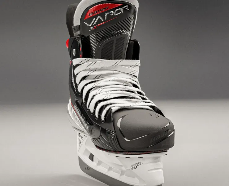 High quality 3d model of The Bauer Vapor 3X hockey skates