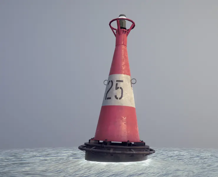 Buoy River RB-6-01 Right Turn Mark