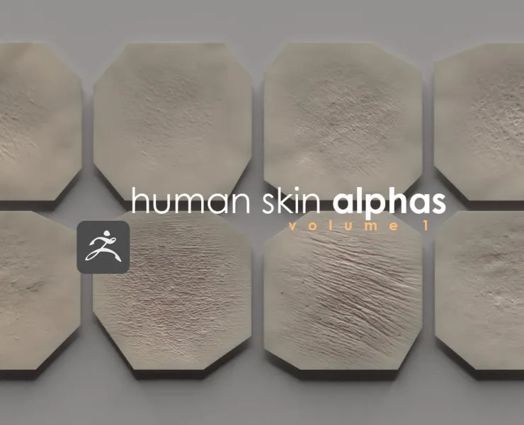 Human Skin Alphas vol. 1 + Render Scene