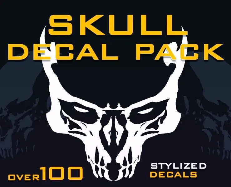 Skull Decal Pack - 100+