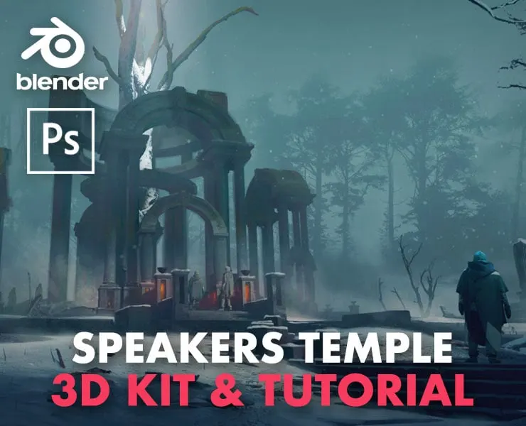 Speakers Temple - 3D Kit & Tutorial