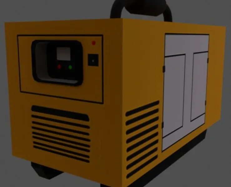 Generator - Low Poly - Game Ready - PBR