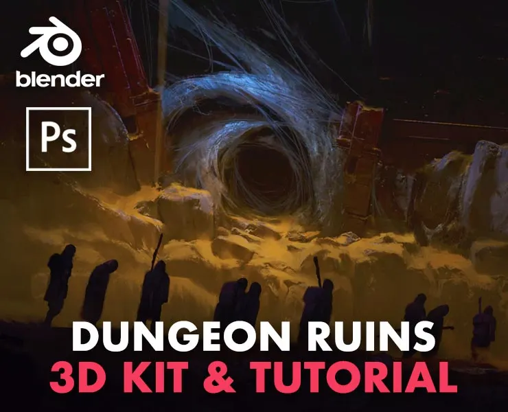 Dungeon Ruins 3D Kit Set & Tutorial