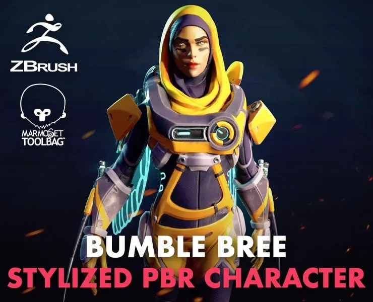 Bumble Bree - Stylized PBR Character