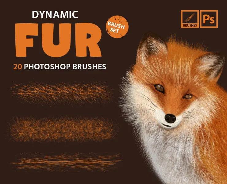 Fur Brushes for Photoshop