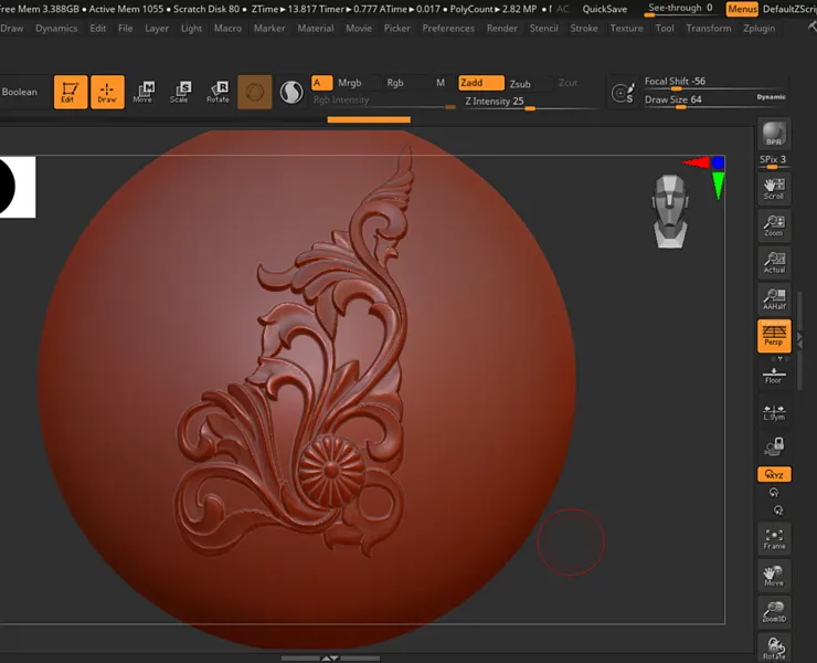 21 Fantastic ornament zbrush brushes