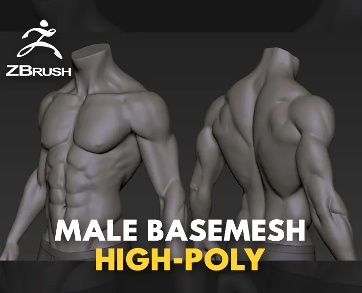 Male base-mesh HighPoly