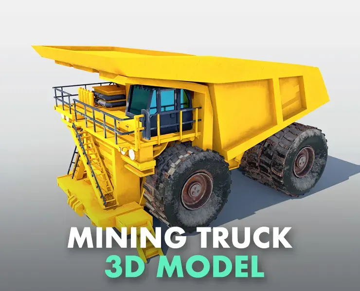 Mining truck 3d model