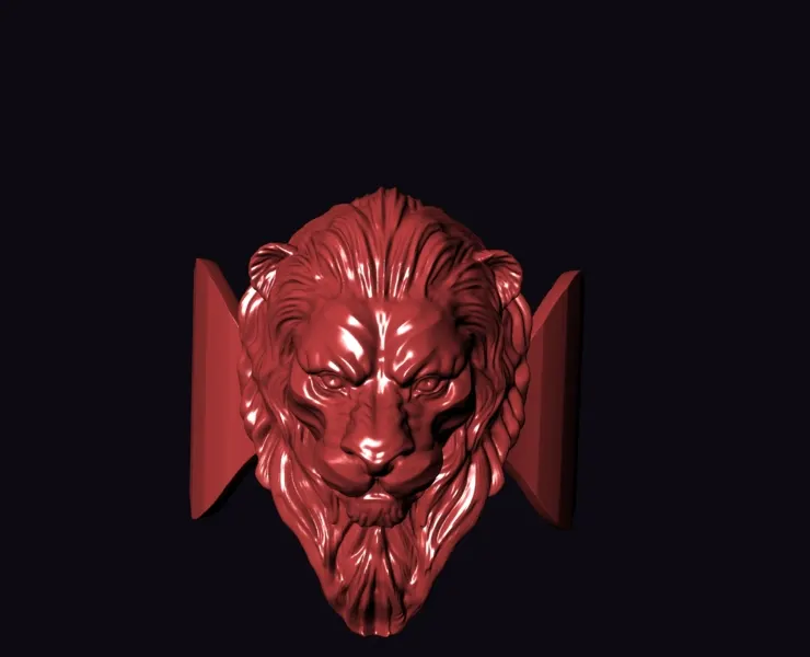 Fierce Lion ring