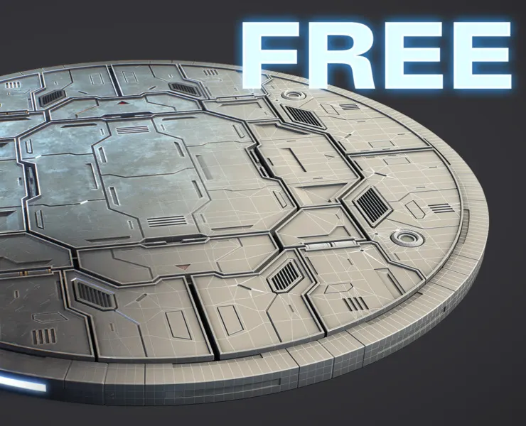 Sci-Fi Kit Free 02 (Mecha Platform)