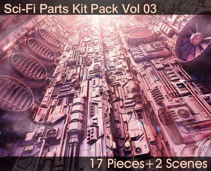 Sci-Fi Parts Kit Pack Vol 03