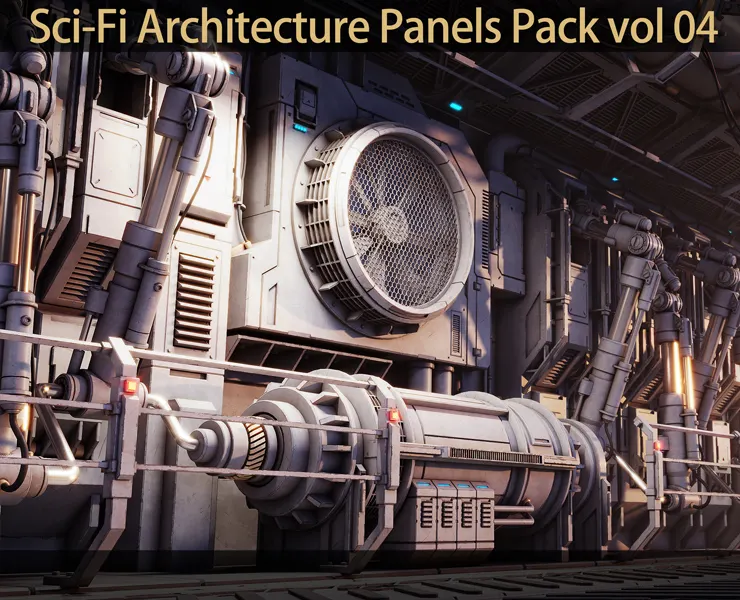Sci-Fi Architecture Panels Kit Vol 4
