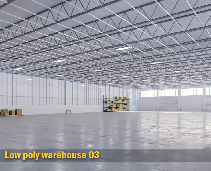 low poly warehouse 03