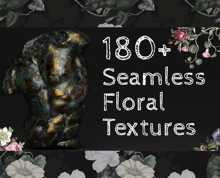 180+ 4K Seamless Floral and Botanical Textures