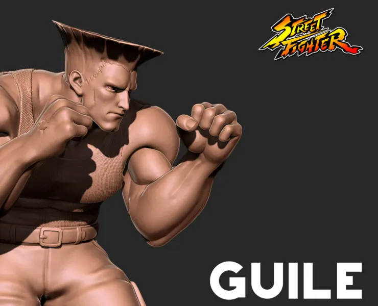 Street fighter - Guile 3D print model