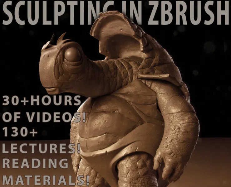 Sculpting in Zbrush-Ultimate course beginners/intermediate