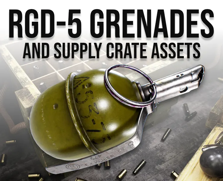 RGD-5 Grenade and Crate