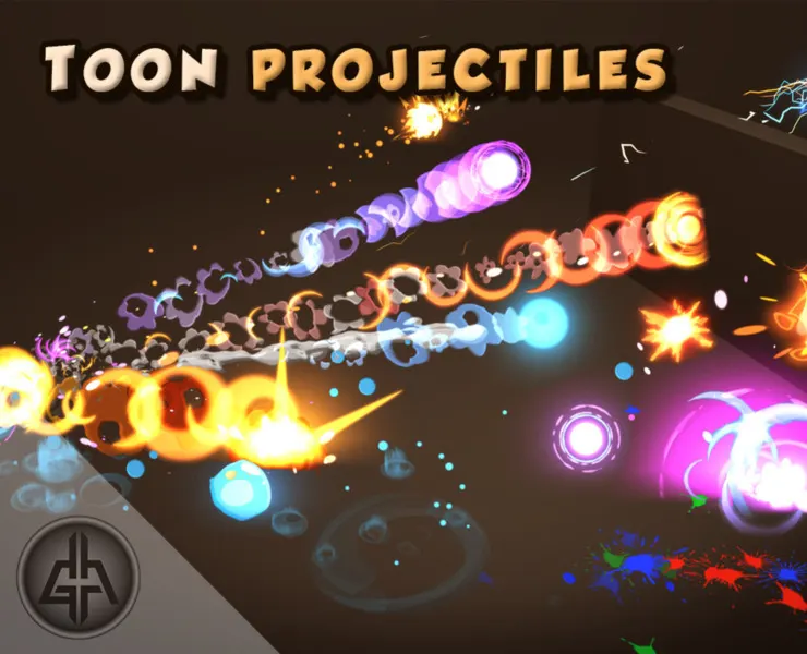 Unique Toon Projectiles Vol.1 - Unity