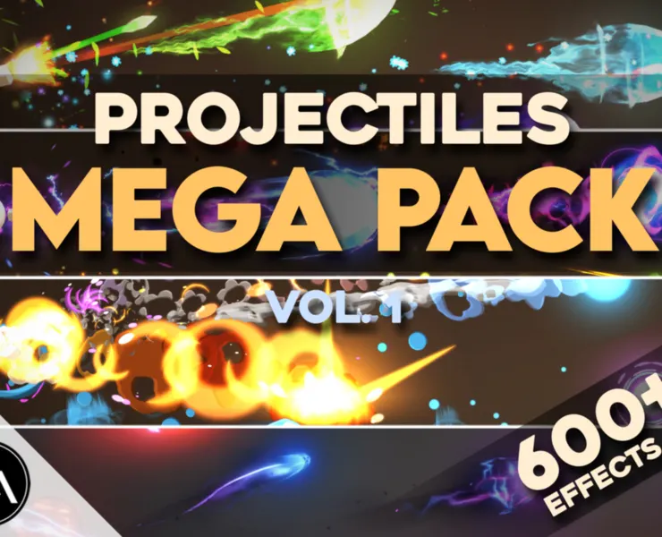 Unique Projectiles - Mega Pack Vol.1 - Unity