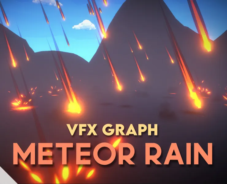 VFX Graph - Meteor Rain Vol.1 - Unity
