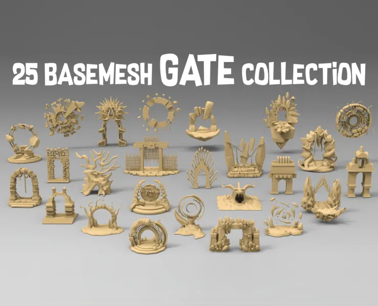 25 basemesh gate collection