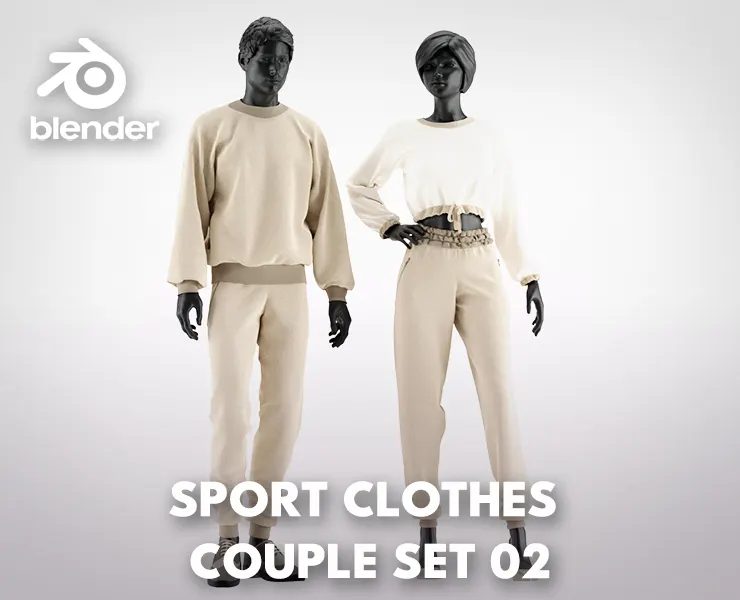 Sport Clothes Couple Set 02