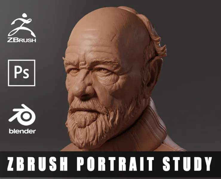 ZBrush Portrait Study: George