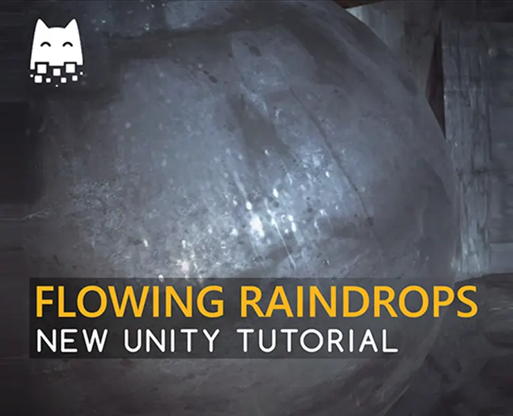 Decompiled Art - Unity Flowing Raindrops shader (tutorial files included)
