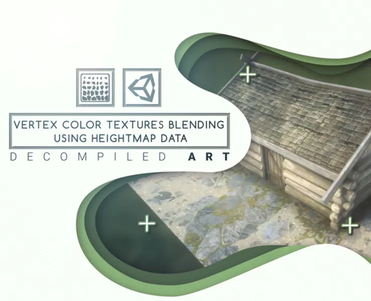 Decompiled Art - Unity Height Vertex Colors textures blending shader (tutorial files included)