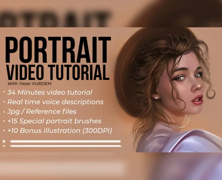 Portrait Painting in Photoshop Video Tutorial