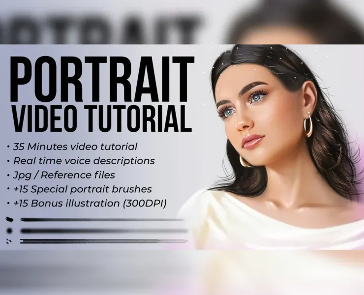 Portrait Painting in Photoshop Video Tutorial