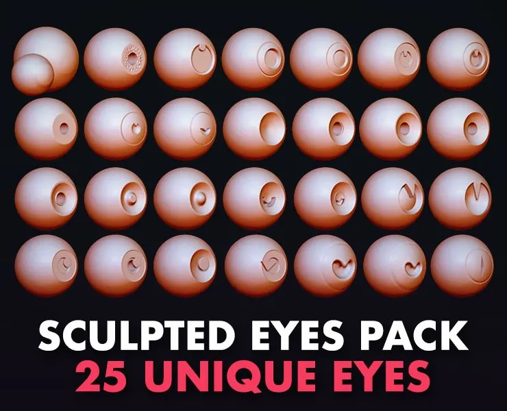 Sculpted Eyes Pack 1