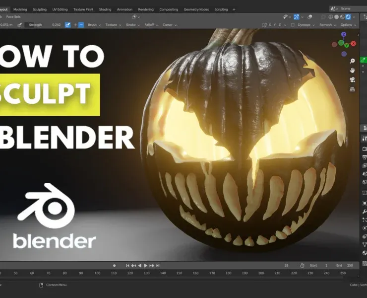 Introduction to Sculpting in Blender for Absolute Beginners