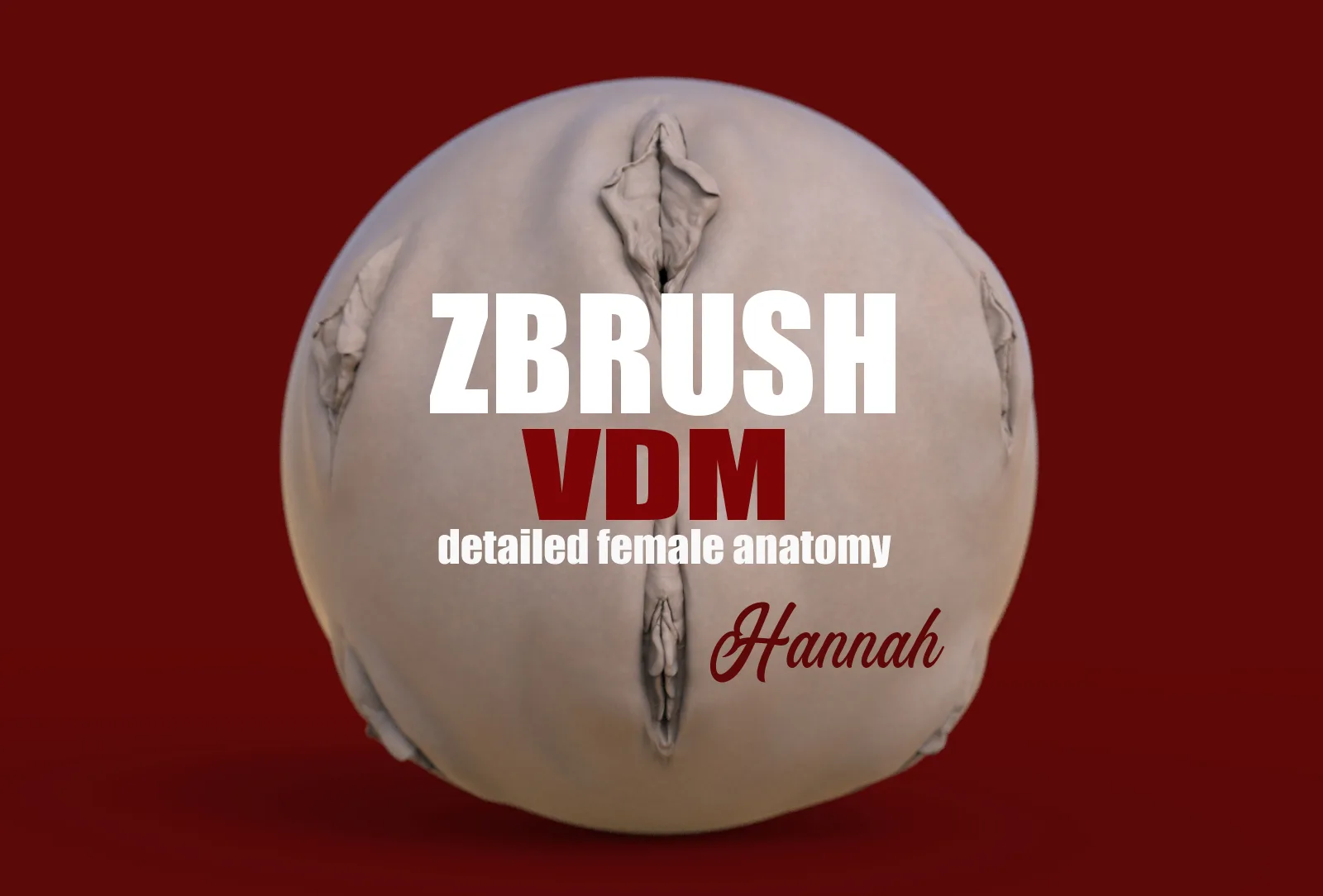 Hannah - ZBRUSH VDM- OBJ- FEMALE ANATOMY