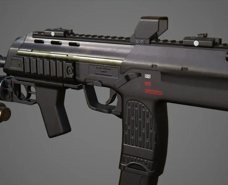 Heckler and Koch MP7A2 with GP-25 Launcher